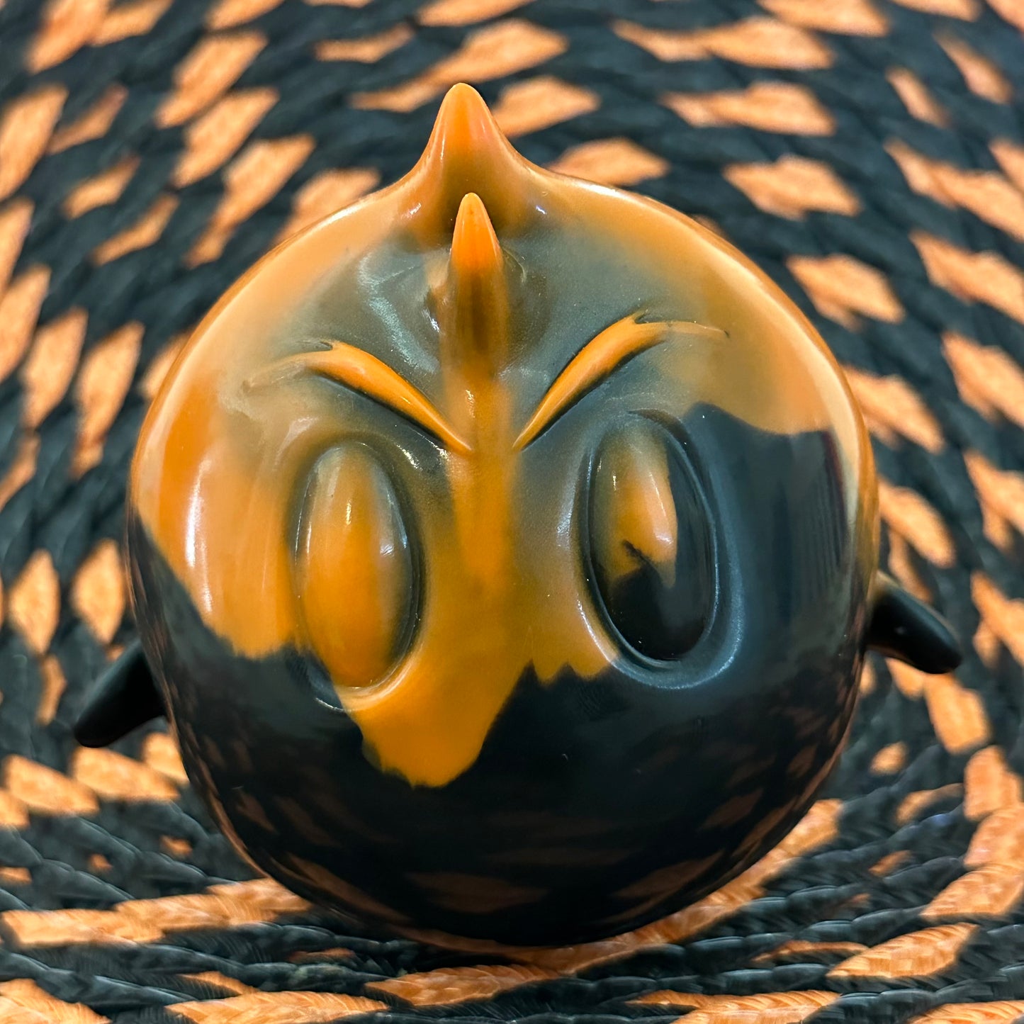 THE EVIL ONE - Orange/Black Sofubi
